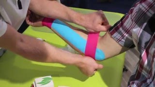 taping tapen Golferellenbogen  Epicondylitis ulnaris humeri [upl. by Zanlog]