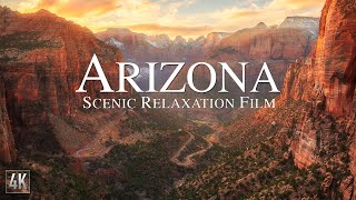 Arizona 4K Relaxation Film  Grand Canyon National Park  Sedona Arizona 4K  Relaxing Music [upl. by Syxela]