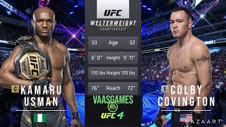 KAMARU USMAN VS COLBY COVINGTON 2 FULL FIGHT UFC 268 [upl. by Ronile582]