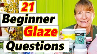 21 Beginner Glaze Questions  Pottery for Beginners [upl. by Nailluj]