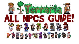 How to get all NPCs in Terraria NPC Guide Full List amp MoveIn Requirements All Platforms [upl. by Davies]