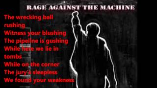 Rage Against the Machine  Testify lyrics [upl. by Ladew]