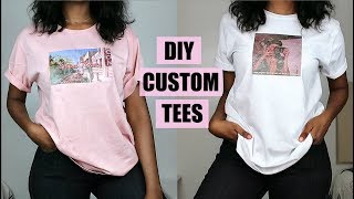 DIY Custom Print TShirts  NO Transfer Paper [upl. by Regni]