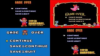 Super Mario AllStars  Game Over Compilation SNES [upl. by Red241]