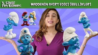 5 SINIF FEN BİLİMLERİ MADDE VE DEĞİŞİM Maddenin Ayırt Edici Özellikleri [upl. by Atnuhs368]