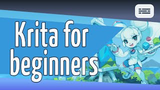 Digital Painting Krita for beginners [upl. by Yirinec]