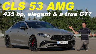 2022 Mercedes CLS 53 AMG facelift driving REVIEW  the best Benz GT [upl. by Suoivart530]