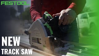 Festool Basic Cordless Track Saw Demo TSC 55 KEB [upl. by Zanas]