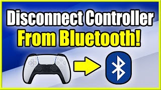 How to Disconnect PS5 Controller From Bluetooth amp Reconnect to PS5 Fast Method [upl. by Laden]