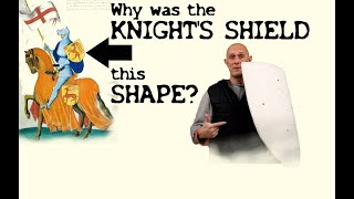 Why are medieval KNIGHTS SHIELDS that SHAPE [upl. by Nothgierc]