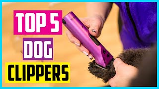 ✅ Top 5 Best Dog Clippers In 2024 Review amp Tips [upl. by Ahsenhoj625]