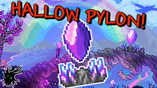 The Hallowed Cave Themed Pylon  Terraria 14 [upl. by Teak32]