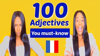 French vocabulary 100 French Adjectives you mustknow The opposites [upl. by Henigman]