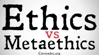 Ethics vs Metaethics Philosophical Distinction [upl. by Zaraf]