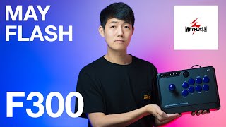 Mayflash F300 Fight Stick Review Unboxing Arcade Stick [upl. by Yk]