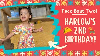 Harlow’s 2nd Birthday Fiesta 🪅 🌮 [upl. by Oesile]