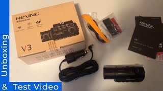 Rexing 1080P V3 Front amp Rear Camera Dash Cam Review [upl. by Cutter683]