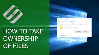 How to Take Ownership of a File or Folder and Get Access to View and Edit Them ✍️👁️‍🗨️📁 [upl. by Aubyn]