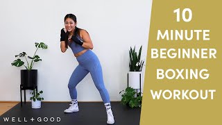 10 Minute Beginner Boxing Workout  Good Moves  WellGood [upl. by Ericha82]