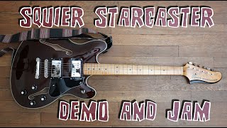 Squier Classic Vibe Starcaster Guitar Demo amp Review [upl. by Yila]