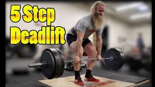 How To Deadlift Starting Strength 5 Step Deadlift [upl. by Pittman]