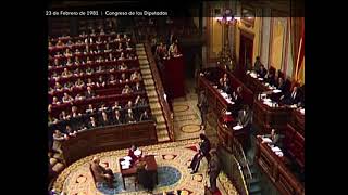 23 de febrero de 1981  Golpe de Estado en el Congreso de los Diputados de España [upl. by Asirahc798]