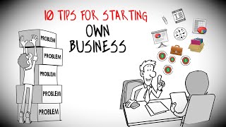 10 Tips for Starting your Own Business  Must Watch [upl. by Aiveneg187]