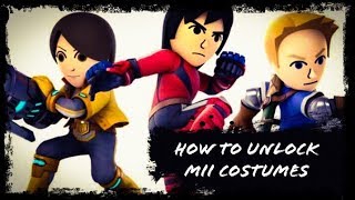 How to unlock Mii costumesheadgear  Super Smash Bros Ultimate [upl. by Ajiram]