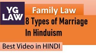 Types of Marriages in Ancient India  Family Law [upl. by Rhianon]