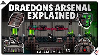 Draedons Arsenal explained And how to charge powerful weapons  New Calamity Update [upl. by Reifel151]