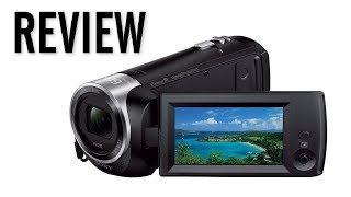 Sony Handycam HDRCX405 HD Video Camera Review [upl. by Levitan]