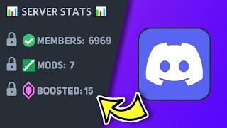 🔟✅ Set up Discord Member Stats Counter  Tutorial 🔊 [upl. by Leuams]