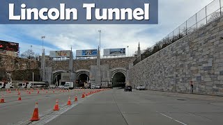 Driving thru Lincoln Tunnel to New York City Eastbound [upl. by Rexanne]