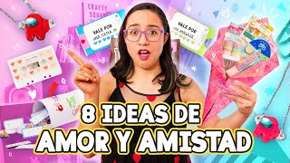 8 REGALOS FÁCILES PARA SAN VALENTÍN 💖 Ideas Originales para 14 de Febrero 💕 Craftingeek [upl. by Ynnig259]