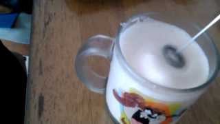 Aerolatte Review Frothing Cold Milk In Under 1 Minute [upl. by Edik]