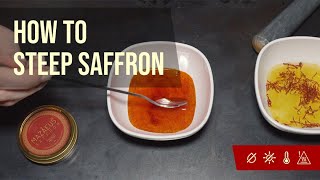 How To Use Saffron  2 Optimal Methods To Get The Most Flavor and Aroma Out Of Your Saffron [upl. by Laiceps740]