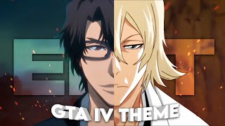 Aizen x Urahara  GTA IV Theme Edit [upl. by Adekahs372]