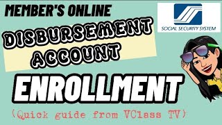 SSS Disbursement Account Enrollment Online 2024 [upl. by Rriocard]