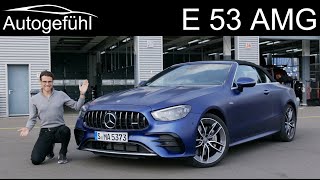 Mercedes E53 AMG FULL REVIEW Facelift MercedesAMG E53 Cabriolet 2021  Autogefühl [upl. by Perzan]