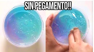 HAZ SLIME CON 1 INGREDIENTE💦 Probando Recetas SIN Pegamento [upl. by Inerney]